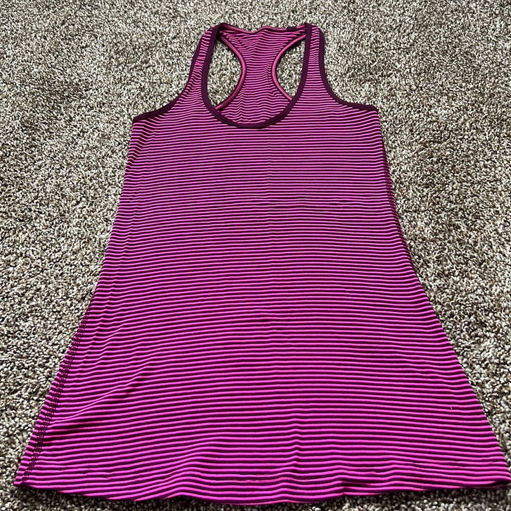 LuluLemon pink tank top, size 4